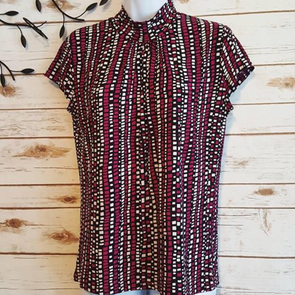 Rafaella Medium graphic blouse